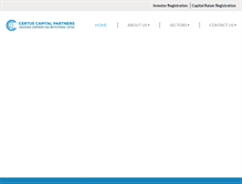 Tablet Screenshot of certuscap.com